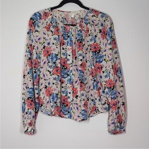 Veronica Beard Multicolor Floral Blouse